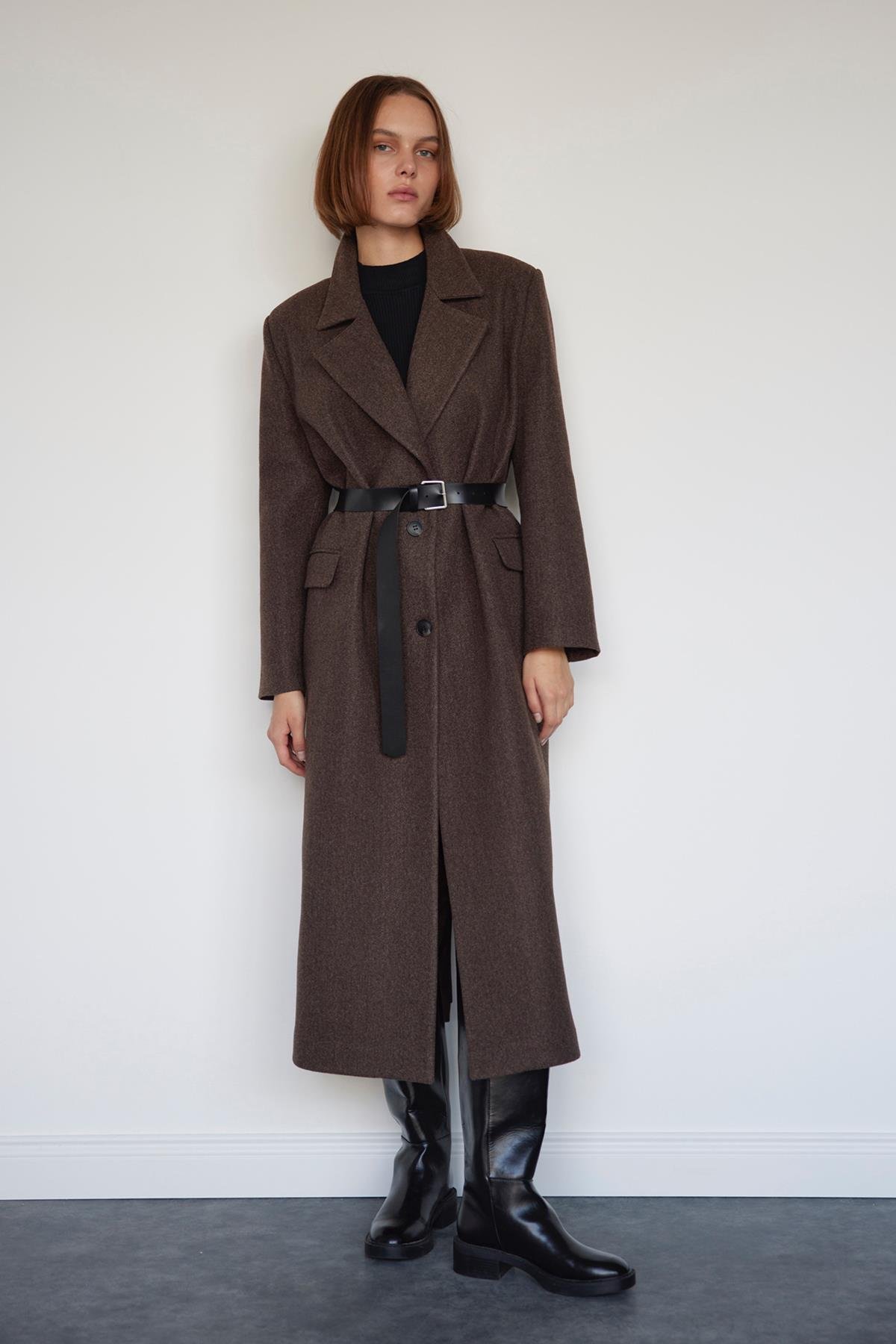 Maxi wool shop coat