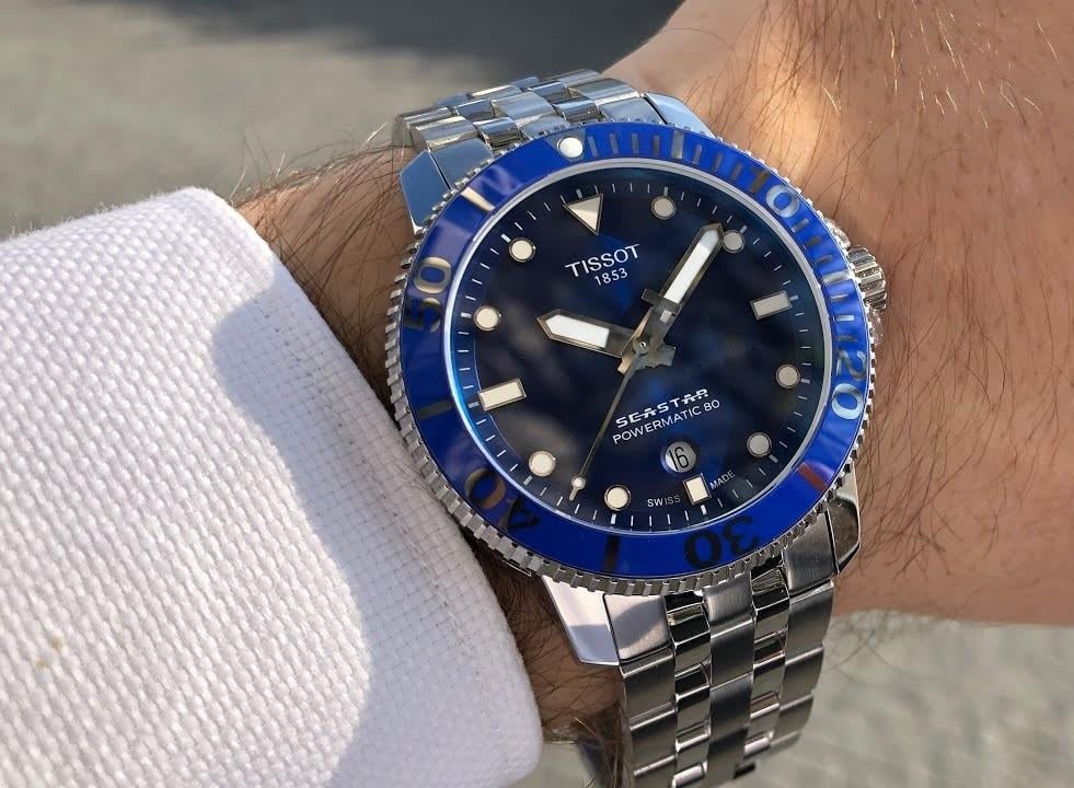 Tissot Seastar 1000 Powermatic 80 Automatic Blue Men's Watch Tissot Seastar 1000 Powermatic 80 Automatic Blue Men's Watch