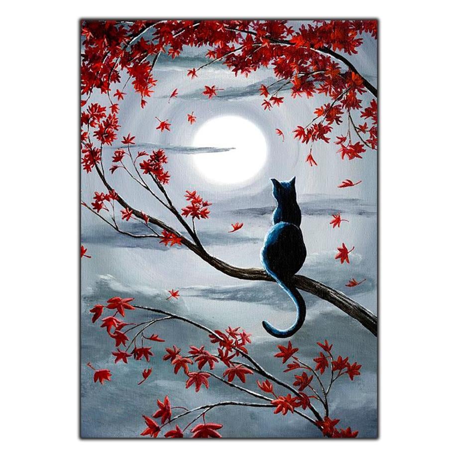 AY IŞINDA KARA KEDİ KANVAS TABLO ürününe, KANVAS TABLOLAR kategorisinden hemen satın alabilirsiniz.
