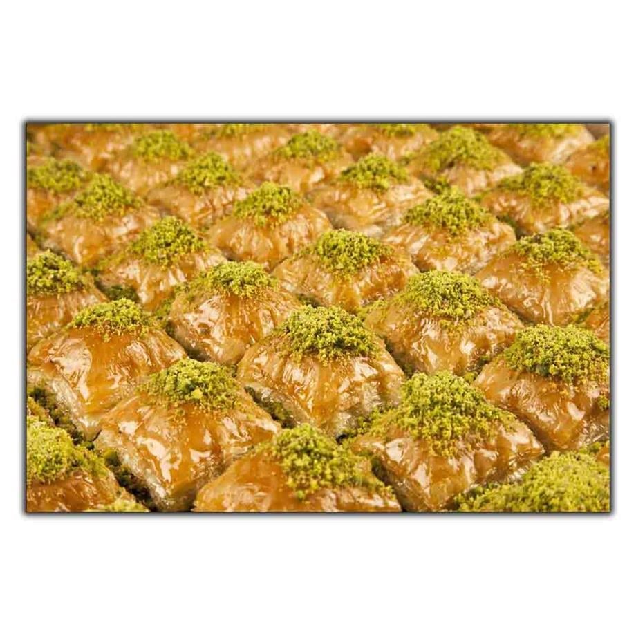 FISTIKLI ALTIN BAKLAVA KANVAS TABLO ürününe, KANVAS TABLOLAR kategorisinden hemen satın alabilirsiniz.
