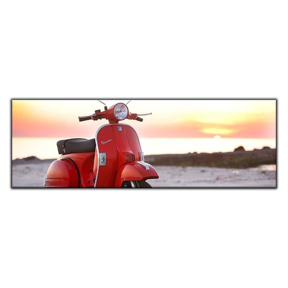 KIRMIZI VESPA YATAY KANVAS TABLO ürününe, KANVAS TABLOLAR kategorisinden hemen satın alabilirsiniz.