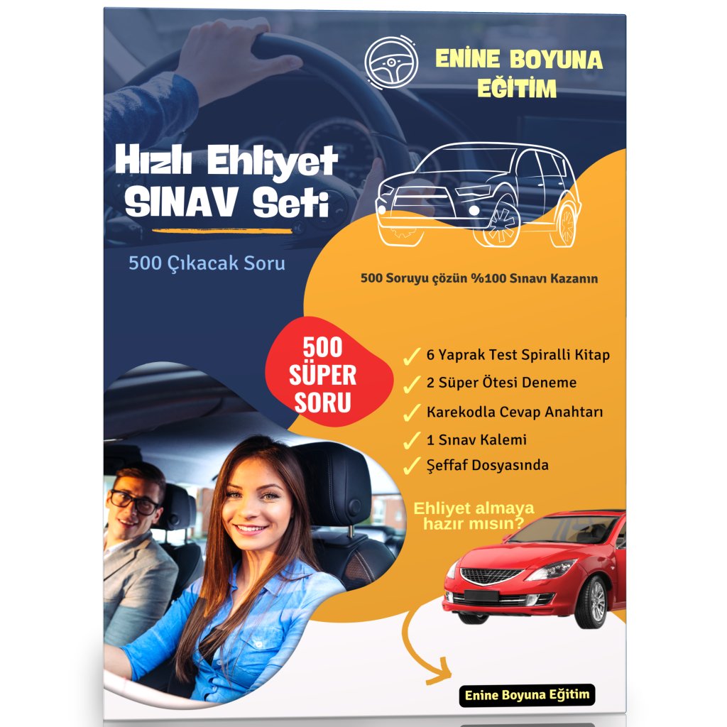 Hızlı Ehliyet Sınav Seti – Yüzde Yüz Kazanacaksınız
