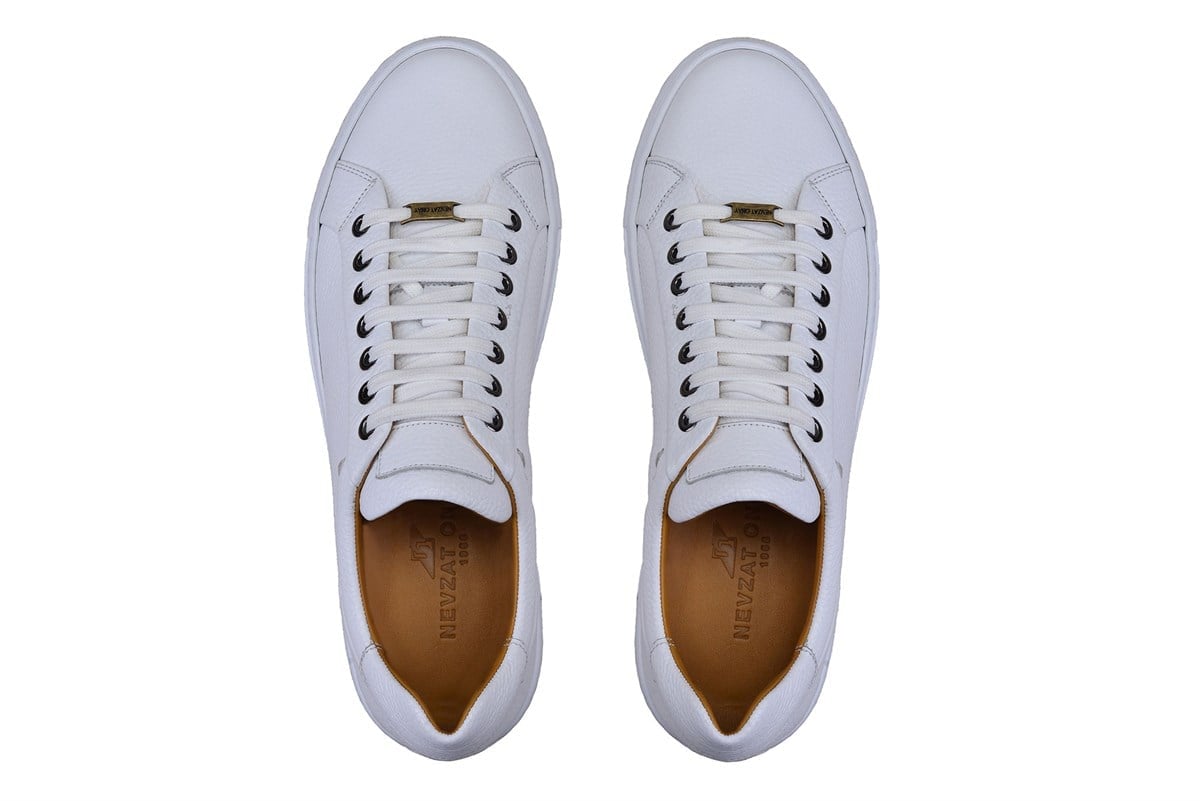 Beyaz Erkek Sneaker Ayakkabı 12373 Nevzat Onay