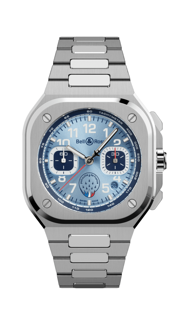 ホロンエネルギー 未開封 バトルロードオータム 2005 優秀賞 プロモ Bell & Ross BR 05 Chrono Patrouille France BR05C.PAF.ST.SST Erkek
