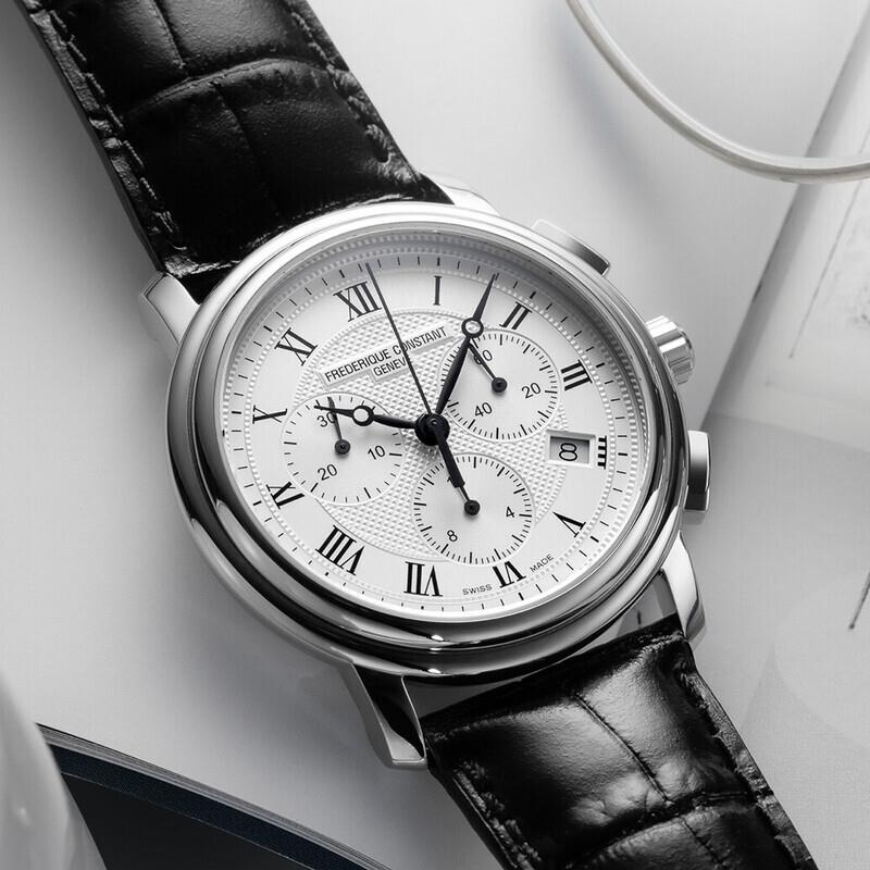 Frederique Constant Classic Quartz Chronograph FC-292MC4P6 Erkek