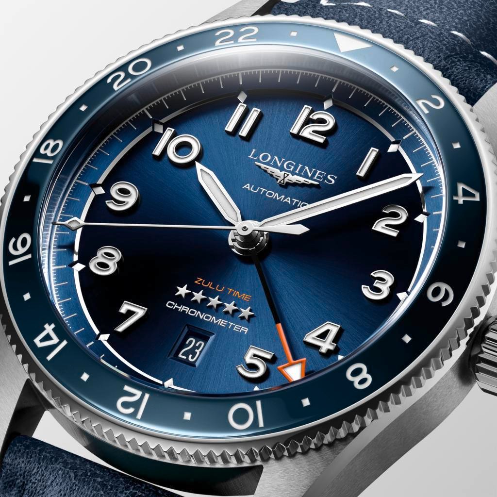 アウォークンアヌビス Longines Spirit Zulu Time L38124932 Erkek Kol Saati L3.812.4.93.2