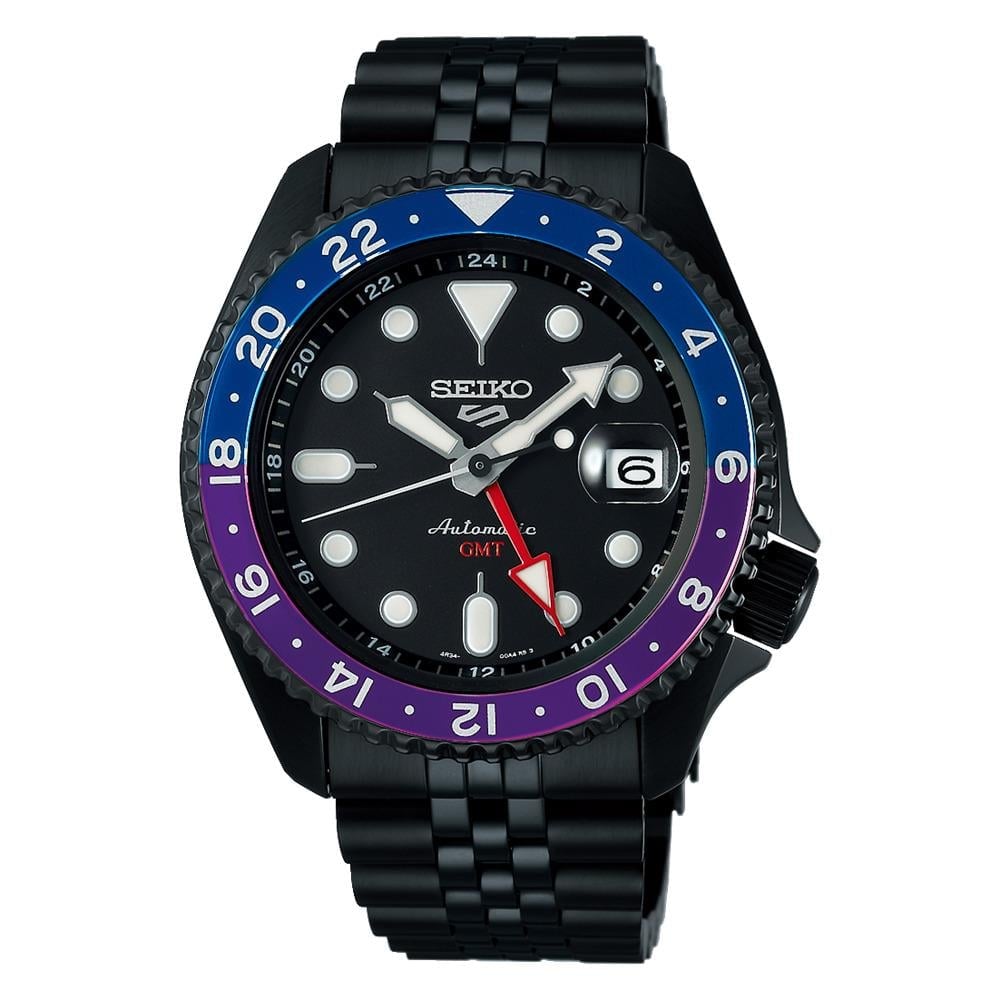 新品未使用　SEIKO5スポーツ　GMT　SSK027K1　限定モデル　セイコー Seiko 5 Sports GMT SSK027K Erkek Kol Saati SSK027K1