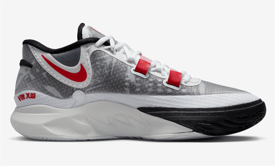 Kyrie 8 ''White University Red'' sneakerstr.com