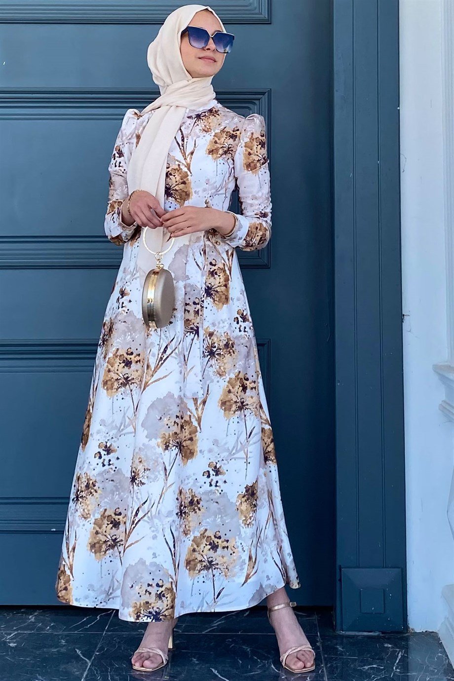 Firuze Sarı Elbise - Rabia Şamlı | Tesettür Giyim, Elbise ve Kadın Giyim  Modası