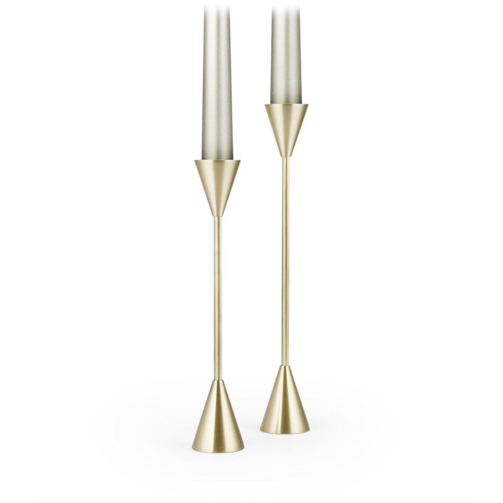 Coho Brazen Design Uzun Prinç Şamdan 2 li Set - 21&25 cm