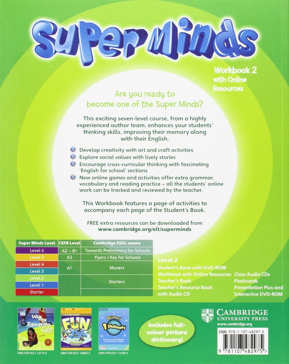 Super Minds Level 2 Workbook with Online Resources