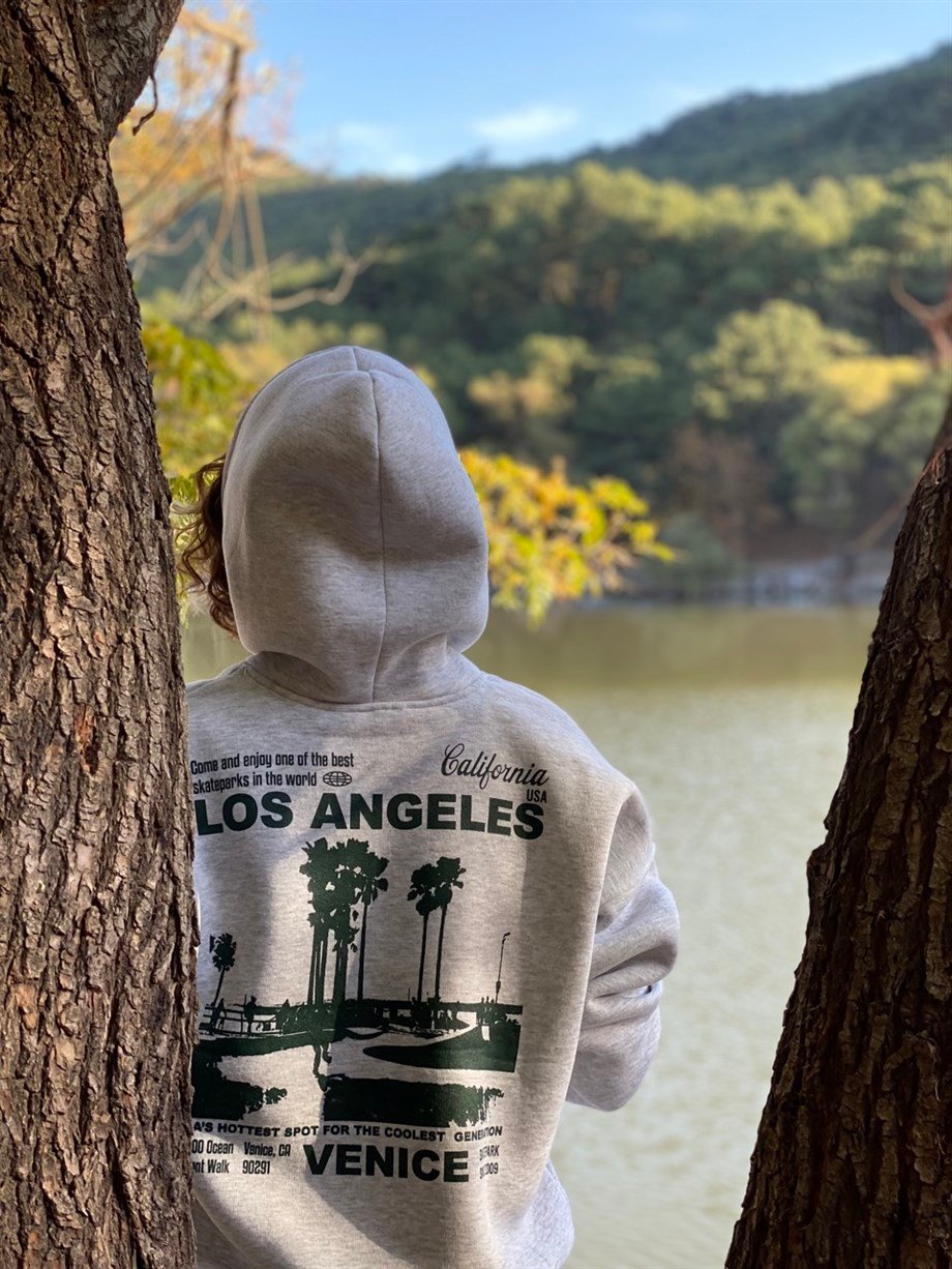 GR MELANJ LOS ANGELES KAP ONLU SWEAT
