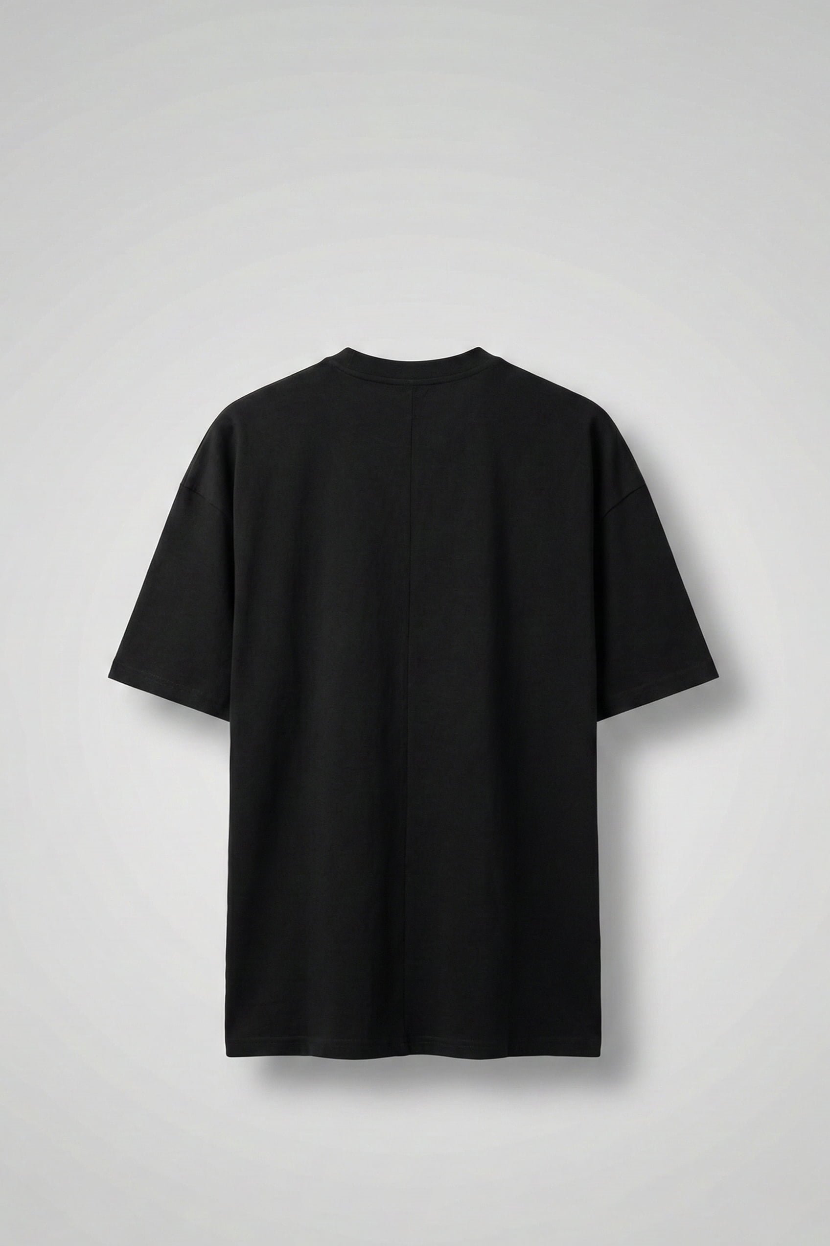Siyah Lose Out Baskılı Oversize Erkek T-Shirt | ABLUKA