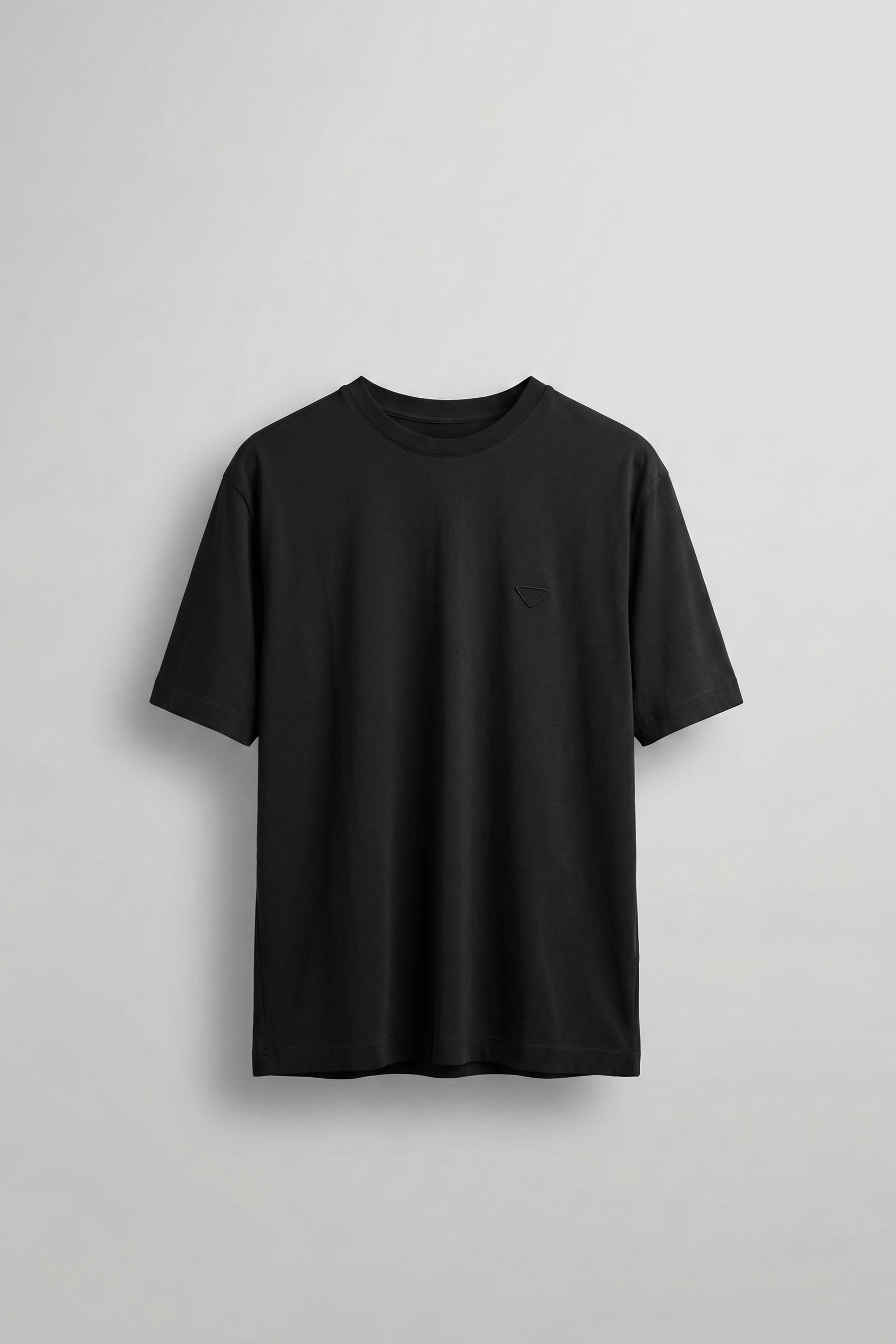 Erkek Relaxed Fit Yumuşak T-Shirt Siyah | Abluka