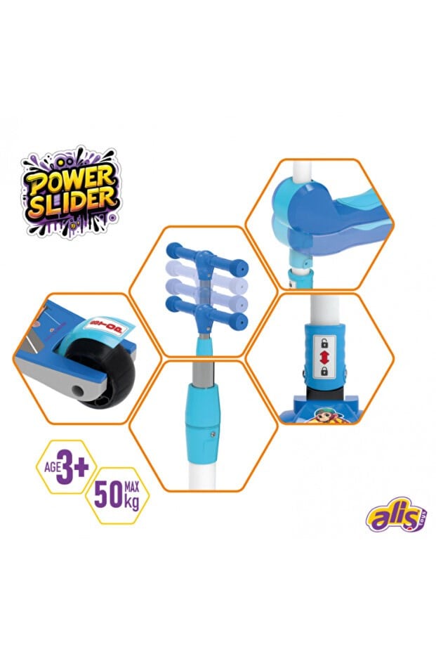 Aliş Toys Power Slider Oturaklı Scooter - 2+ Yaş ve Üzeri Çocuklar