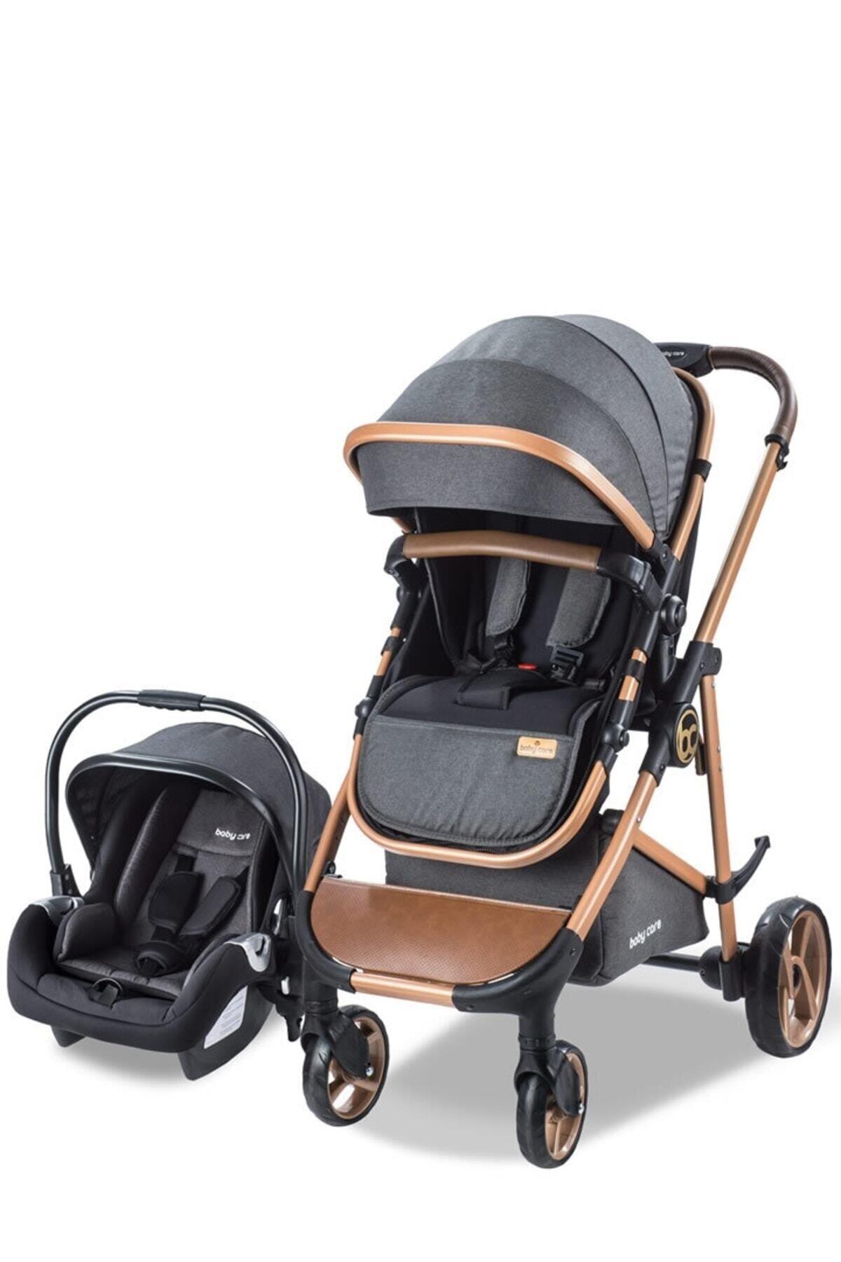 Baby Care Bc-300 Exen Alüminyum Travel Puset Gold/Siyah ( Z