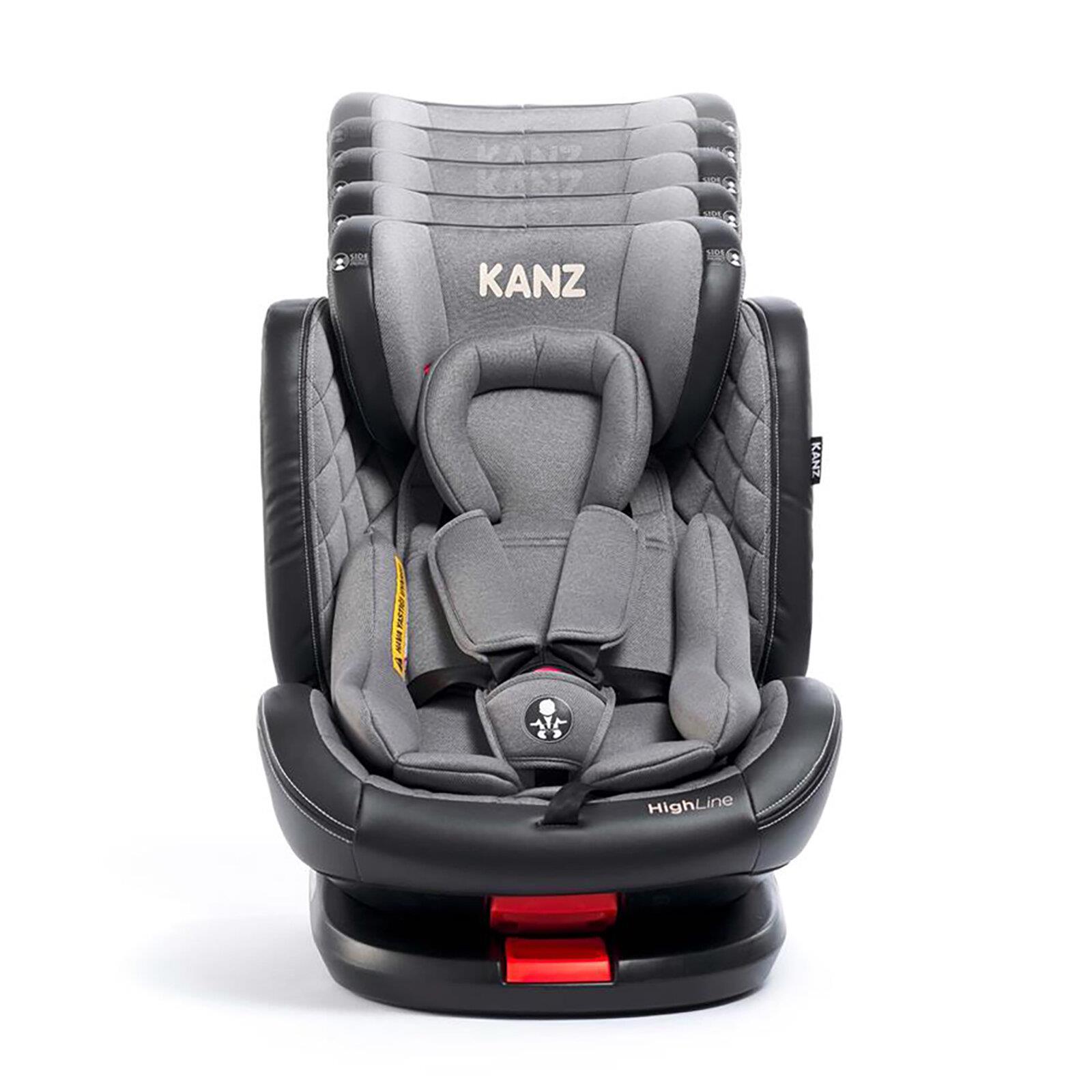 Kanz Highline 360 Derece Dönebilen Oto Koltuğu Gri 8681447103831