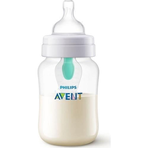 BIBERON ANTI-COLIC CRISTAL PHILIPS AVENT NATURAL RESPONSE + 1 MES 1 UNIDAD  240 ML SCY933/01