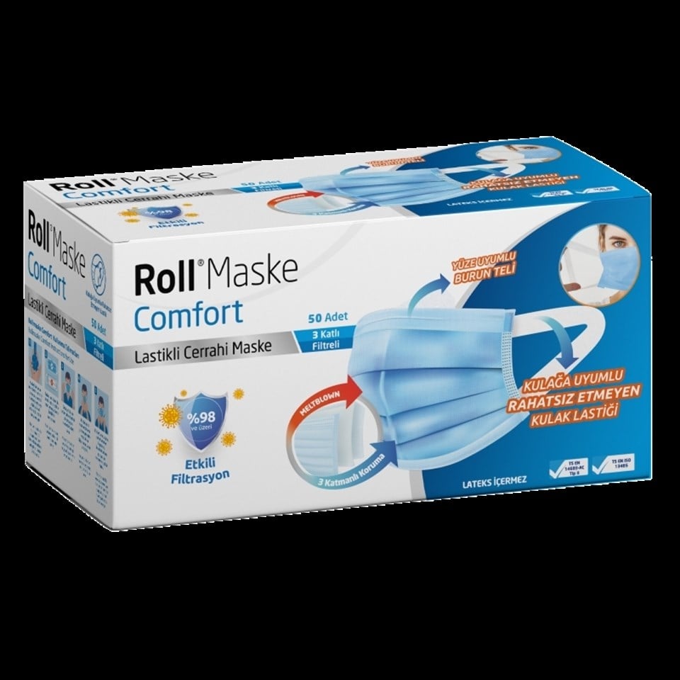 Roll Maske Comfort 50'li