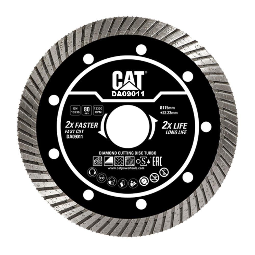 CAT DA09011 115mm Profesyonel Beton, Tuğla, Parke Taşı Elmas Kesme