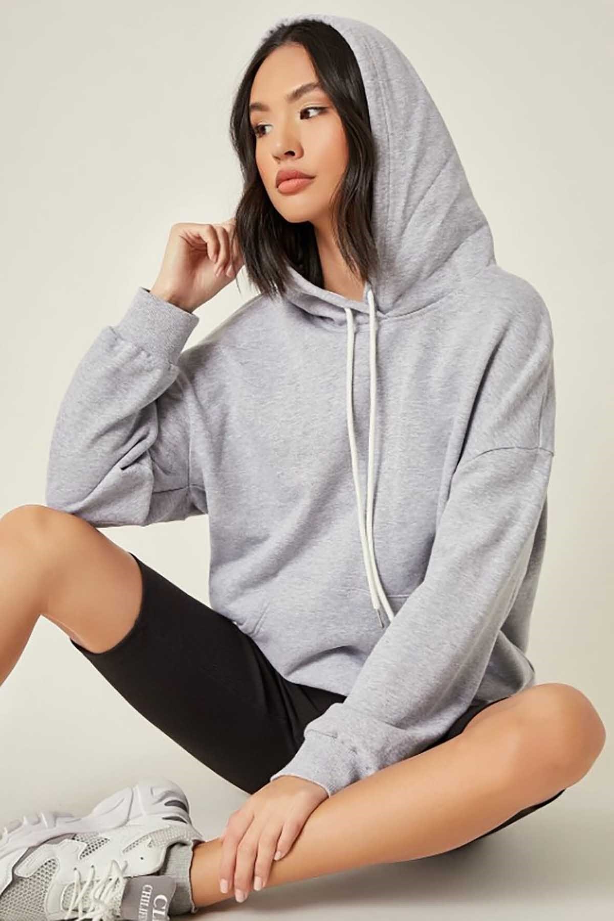 Girls grey clearance sweatshirt