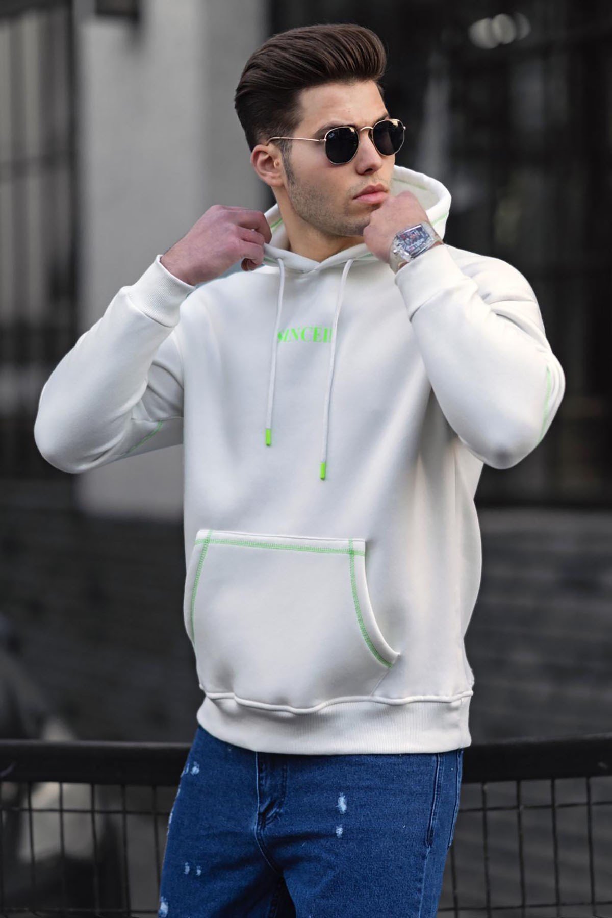 Basic White Hoodie