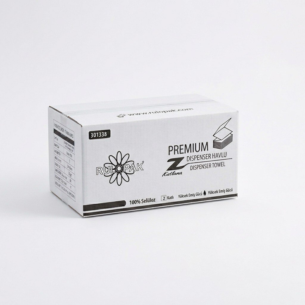 Rulopak Premium Z Kat Havlu 200 Yaprak 23x22,5
