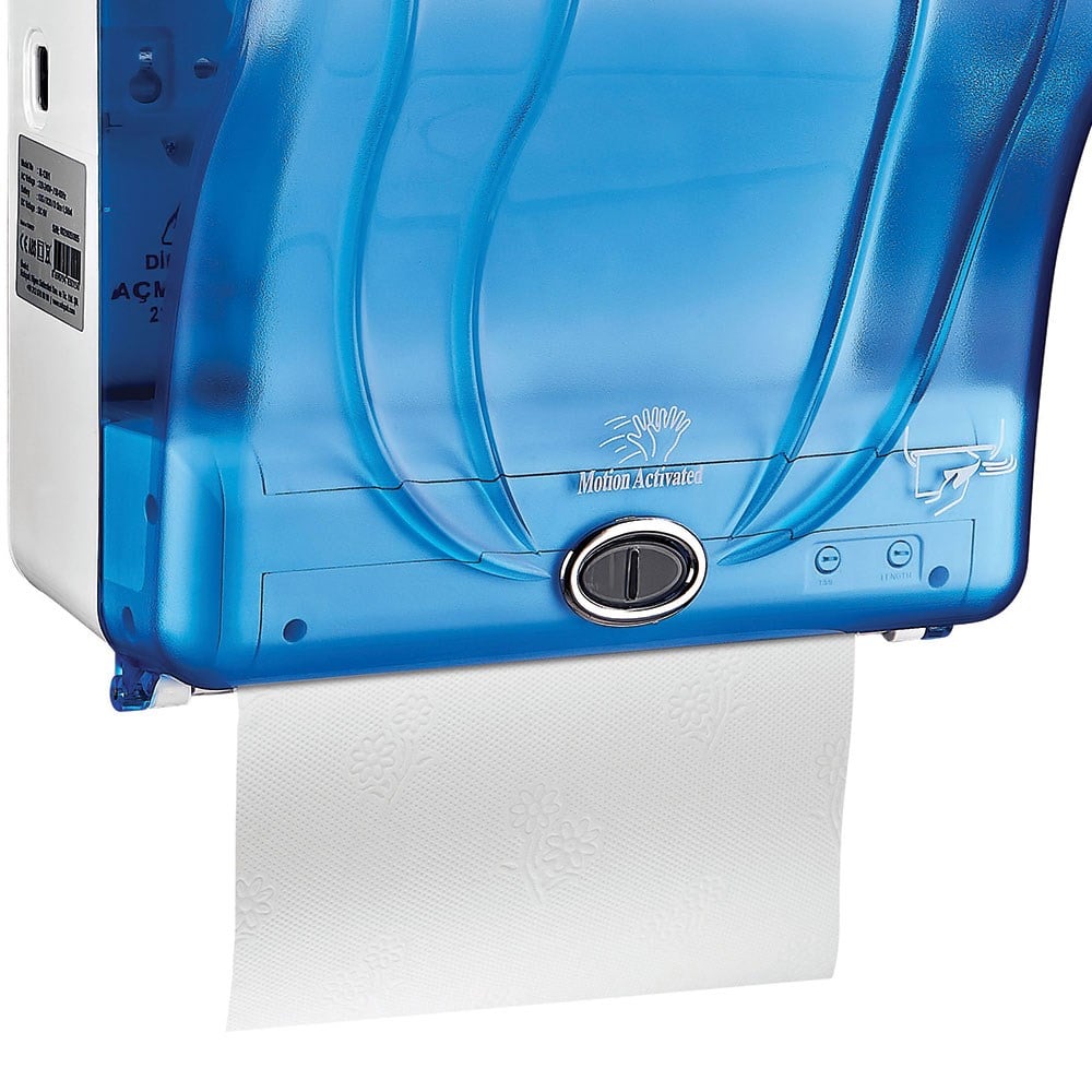 Rulopak Sensörlü Kağıt Havlu Dispenseri 21 Cm Mavi | Rulopak