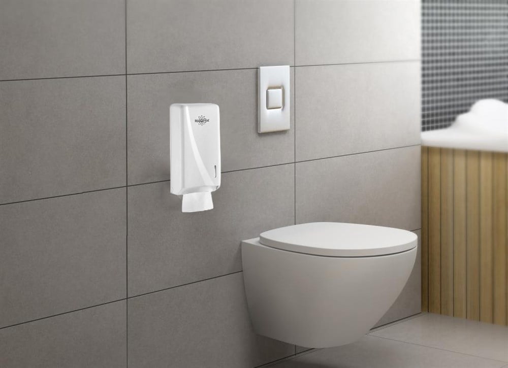 Rulopak Tekçek Maxi Tuvalet Kağıdı Dispenseri Beyaz