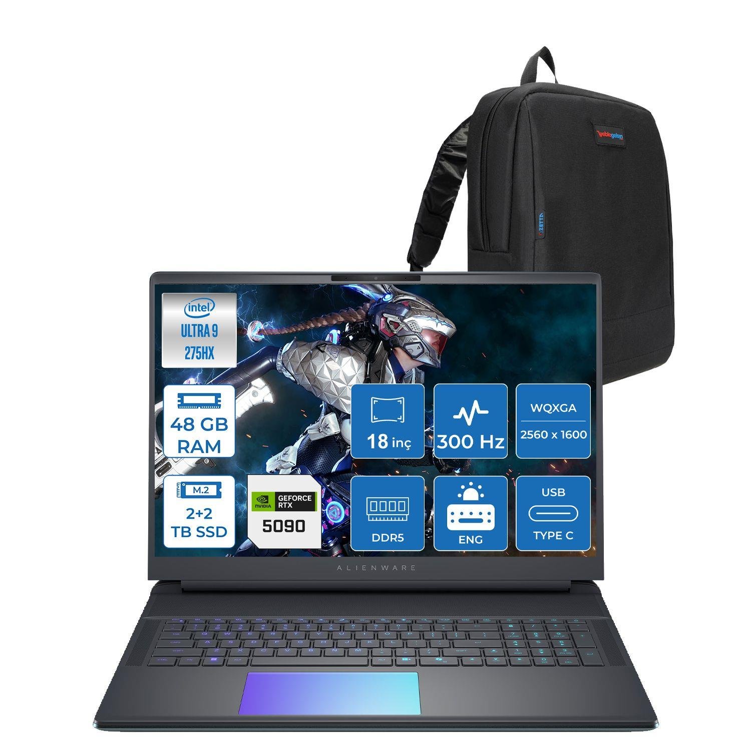 Dell Alienware 18 Area-51 AA18250 Ultra 9 275HX DDR5 48GB 2TB Ssd+ 