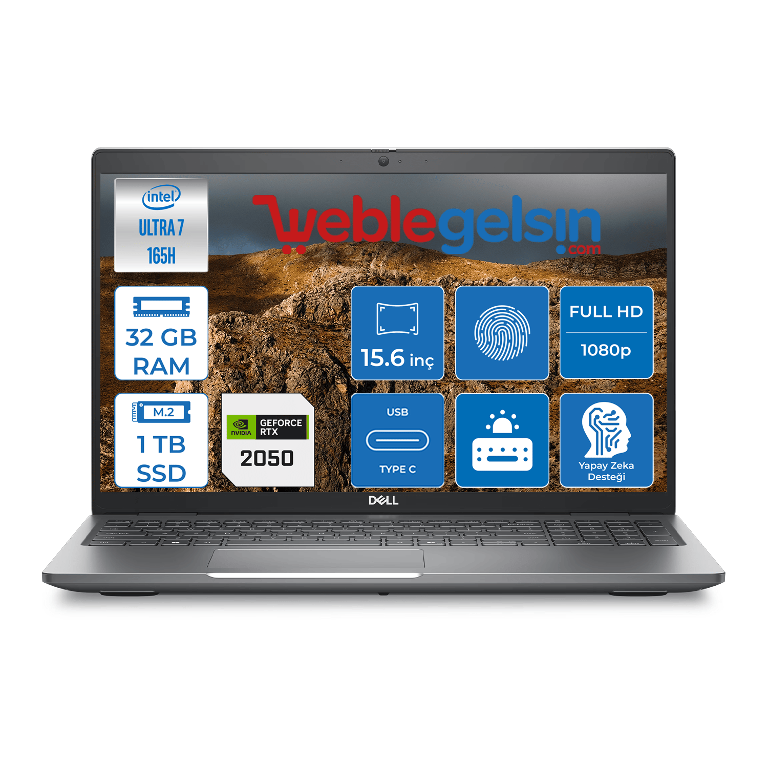Dell Latitude 5550 Intel Core Ultra 7 165H 32GB DDR5 1TB SSD