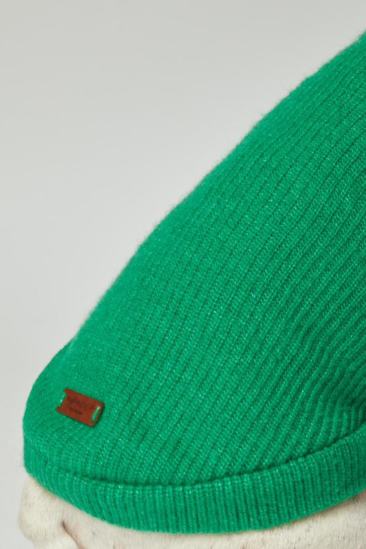 Apac.co Basic Yeşil Triko Köpek Kazağı