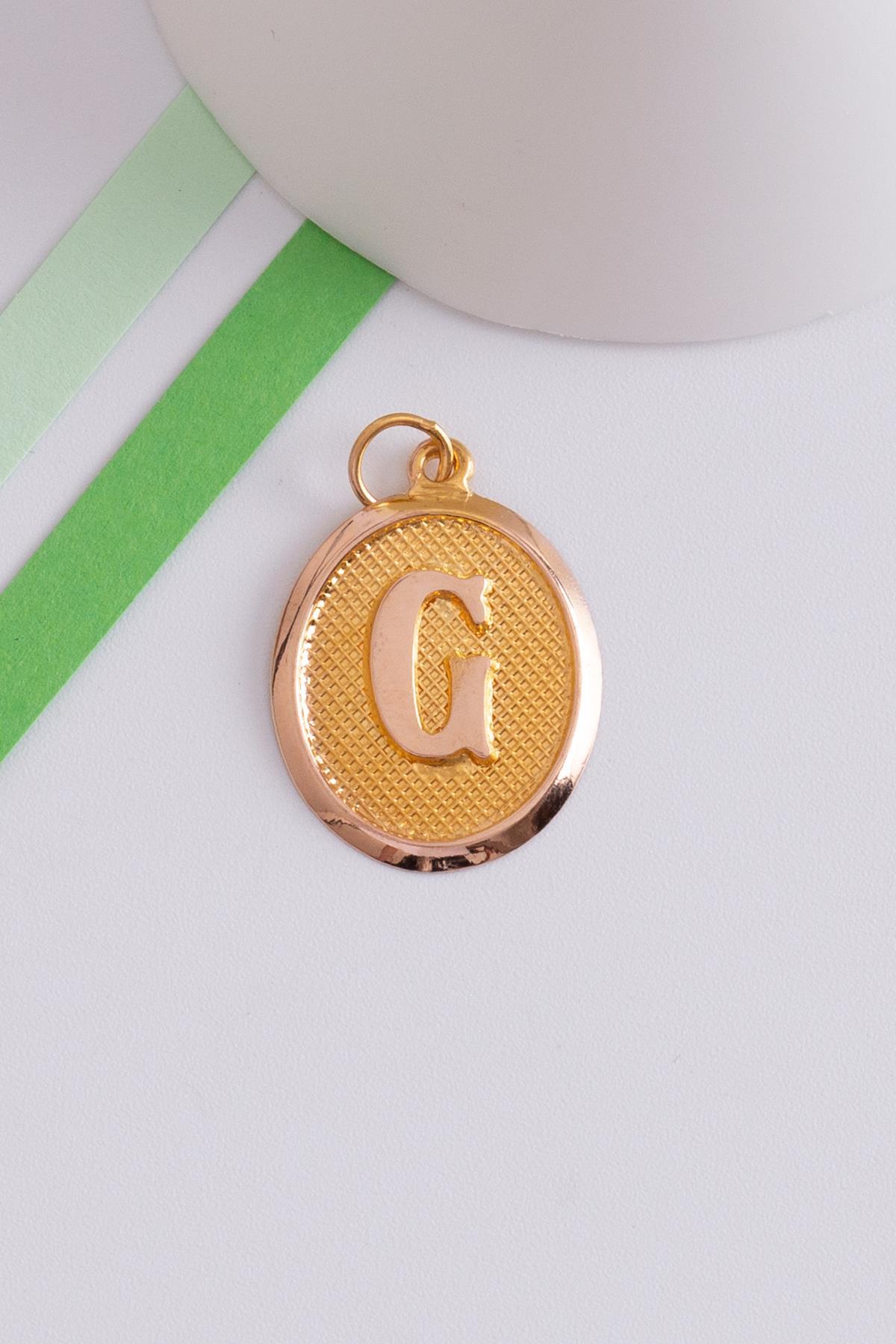 14k gold letter c pendant sale