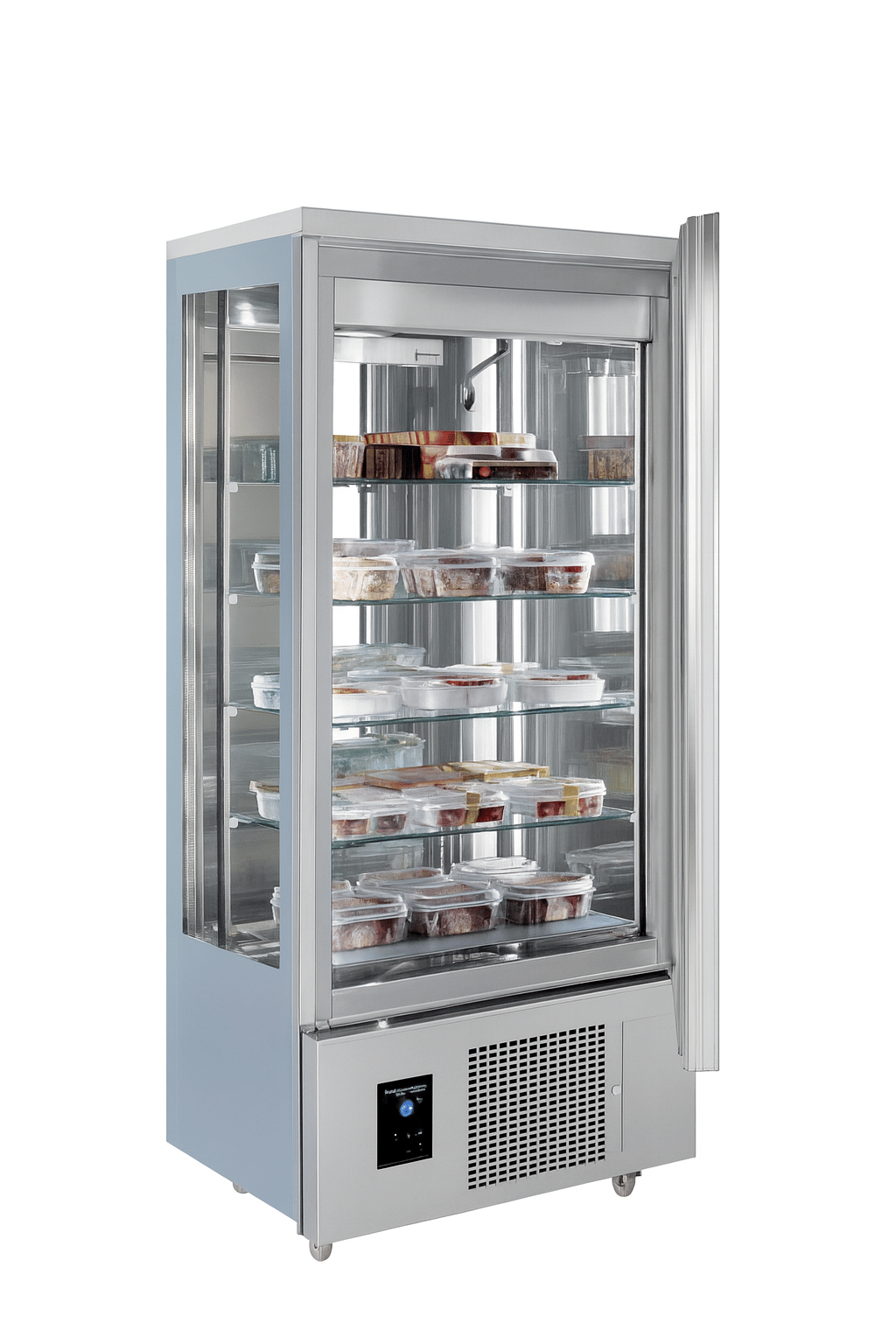 Frenox 80x66x187 cm. 400 lt.Dik Tip Vitrin Model Derin Dondurucu