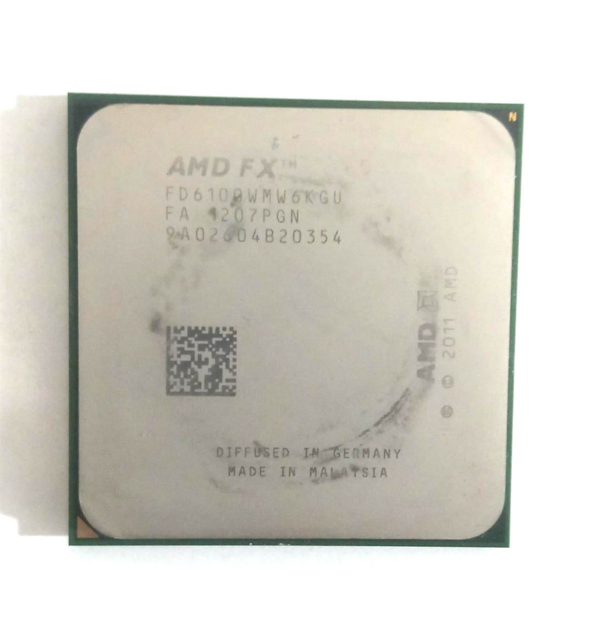 FX Serisi FX-6100 FX 6100 FX6100 3.3 GHz Altıgen Çekirdekli FD6100WMW6KGU  Soket AM3+ CPU'larla Uyumlu chunx CPU İşlemci STOK-İŞKUTU