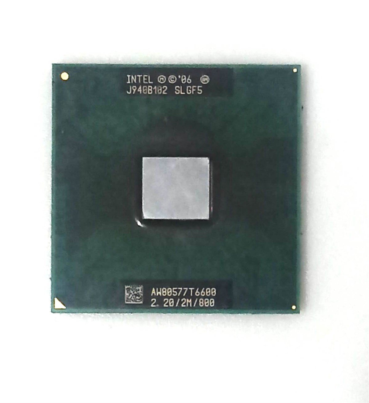 Intel Core 2 Duo mobil T6600 SLGF5 2.2 GHz çift çekirdekli çift dişli CPU  işlemci 2M 35W soket P STOK-İŞKUTU