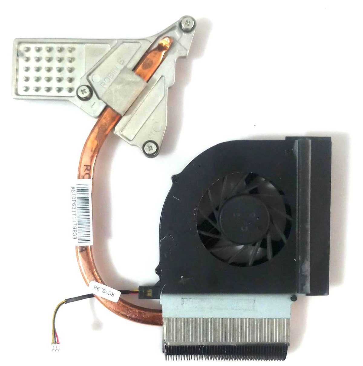 HP Compaq CQ61 G61 CQ71 G71 CPU soğutma fanı için orijinal soğutucu ile  534675-001 532605-001 STOK-Z-66
