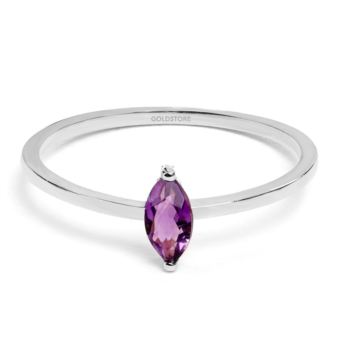 Solid Gold Solitaire Ring