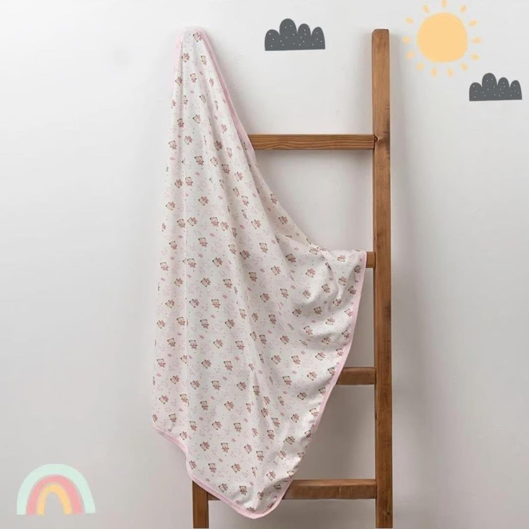 Newworld Bebek Ayıcıklı Penye Battaniye 80*90 cm