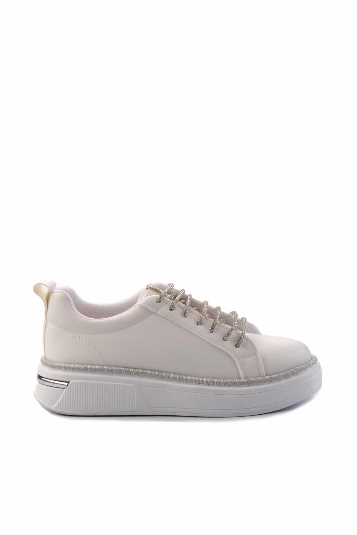 Beyaz  Kadın Sneaker K01377023709