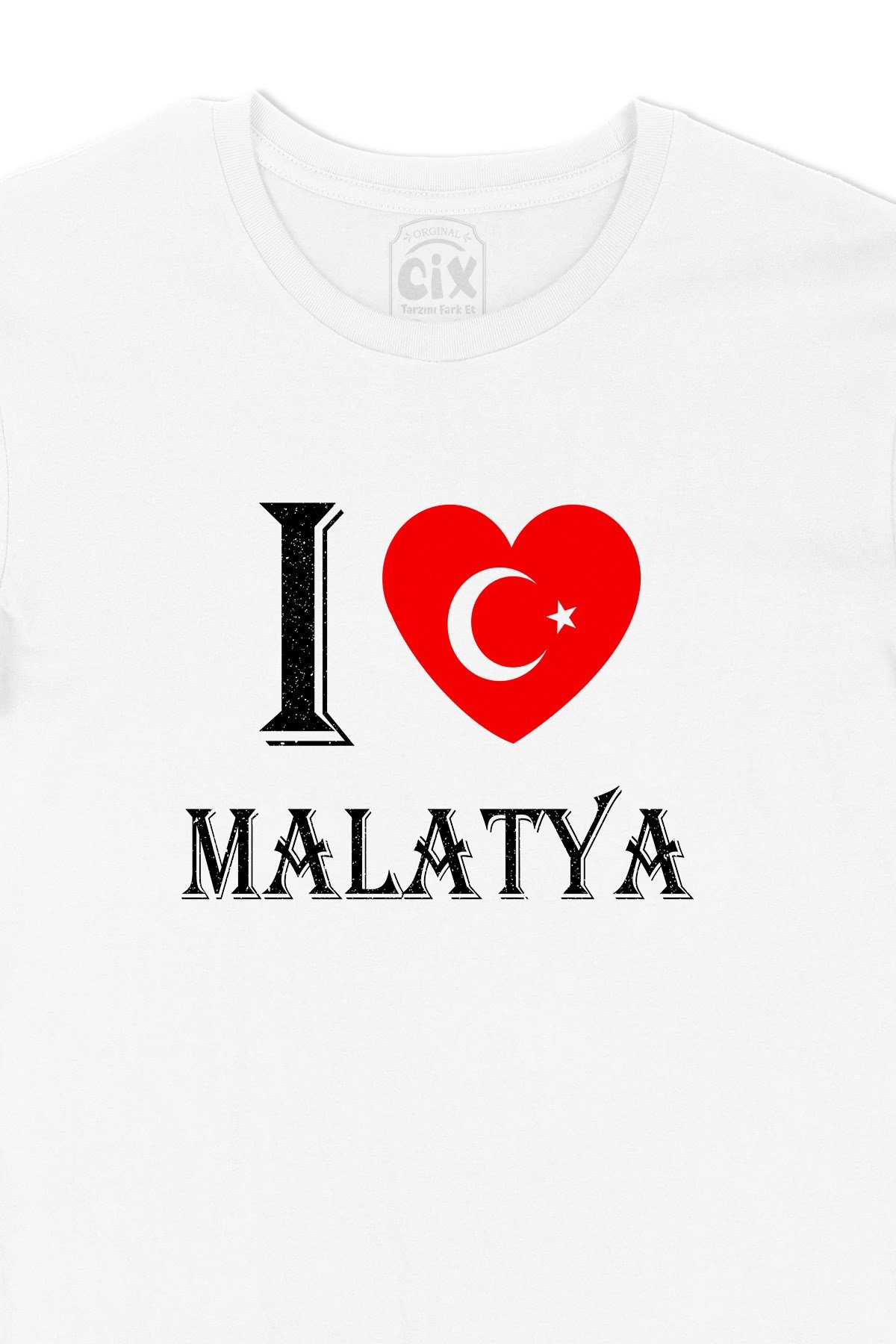 Cix I Love Malatya Tişört - Ücretsiz Kargo