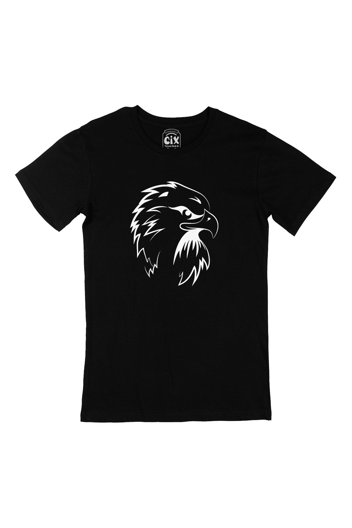 Kartal Bakışı Siyah Tişört