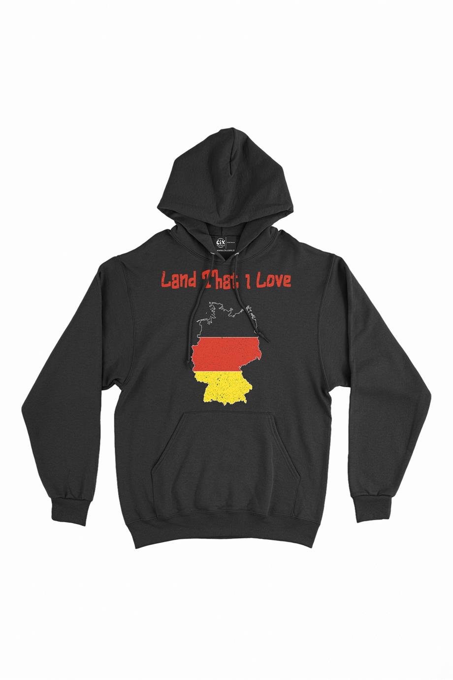 Land That I Love Belçika Kapşonlu Sweatshirt Hoodie - Ücretsiz Kargo