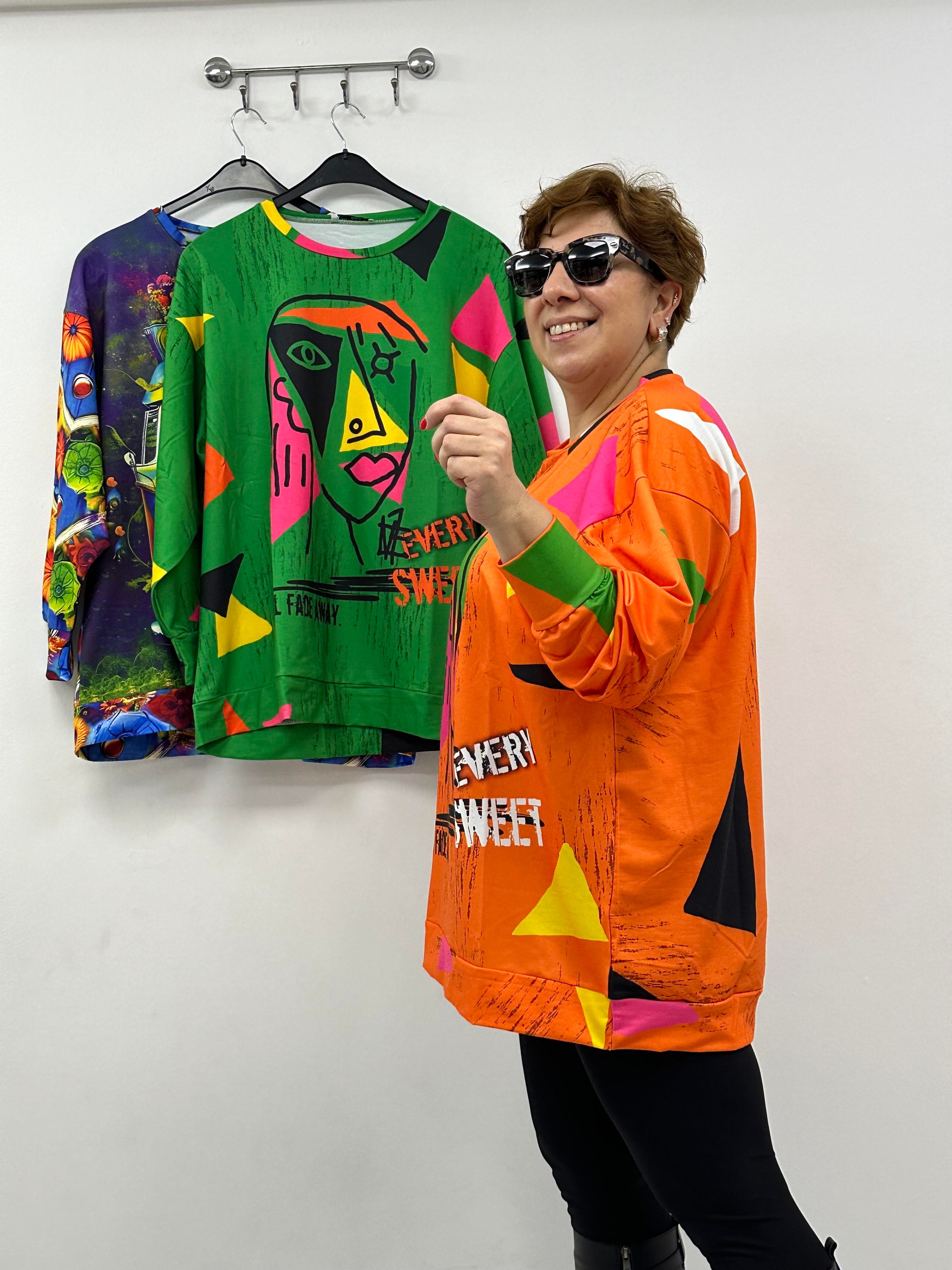 GRAF T SWEAT TURUNCU I SWEAT I Buticha Design