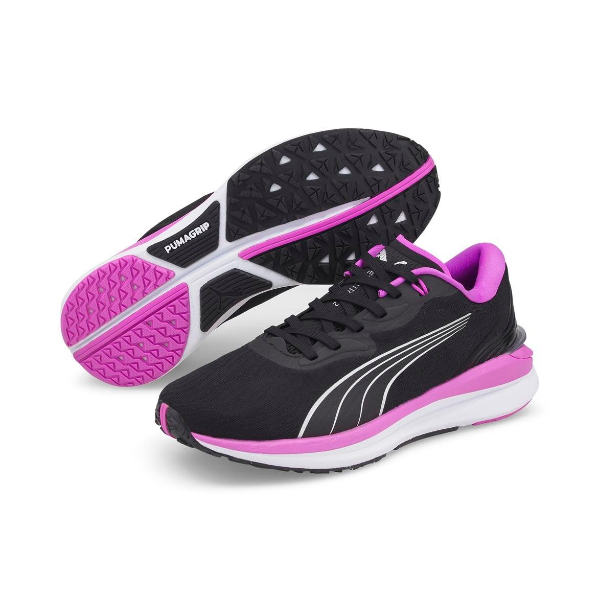 Puma Electrify Nitro 2 Wns Siyah-Mor Kadın Koşu Ayakkabısı - Fast Spor
