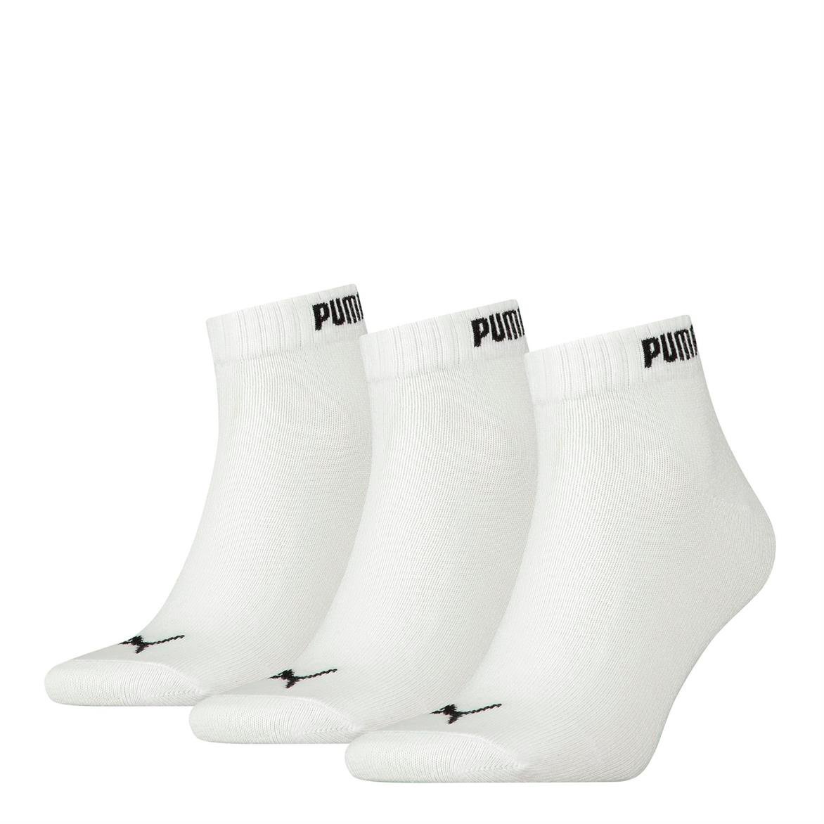Puma Quarter V 3'lü Beyaz Çorap - Fast Spor