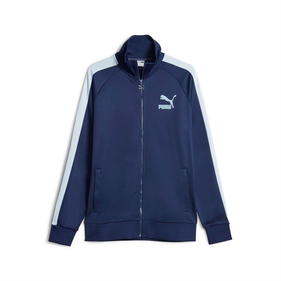 Blue puma track jacket sale