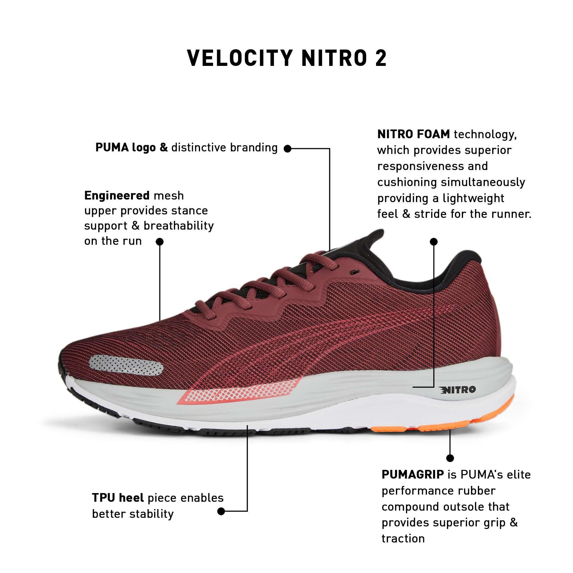 Puma Velocity Nitro 2 Kırmızı Erkek Günlük Spor Ayakkabı