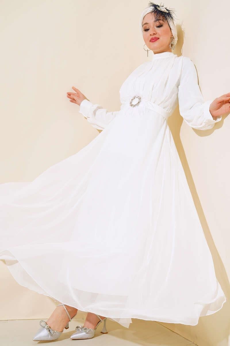 Dress sifon elegant hot sale