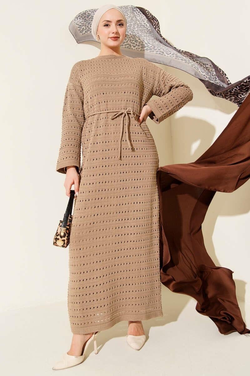 consuela knit dress Santiago Knit Scoop Neck Dress – St. John Knits main image 1